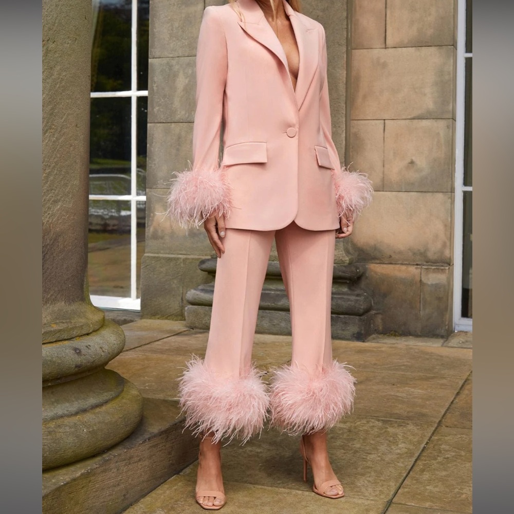 NADINE MERABI MARGOT BLUSH PANTS